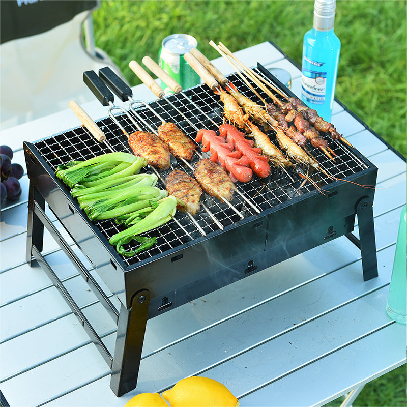 Outdoor Barbecue Tool Accessories Combination Utensils Eight-piece Set