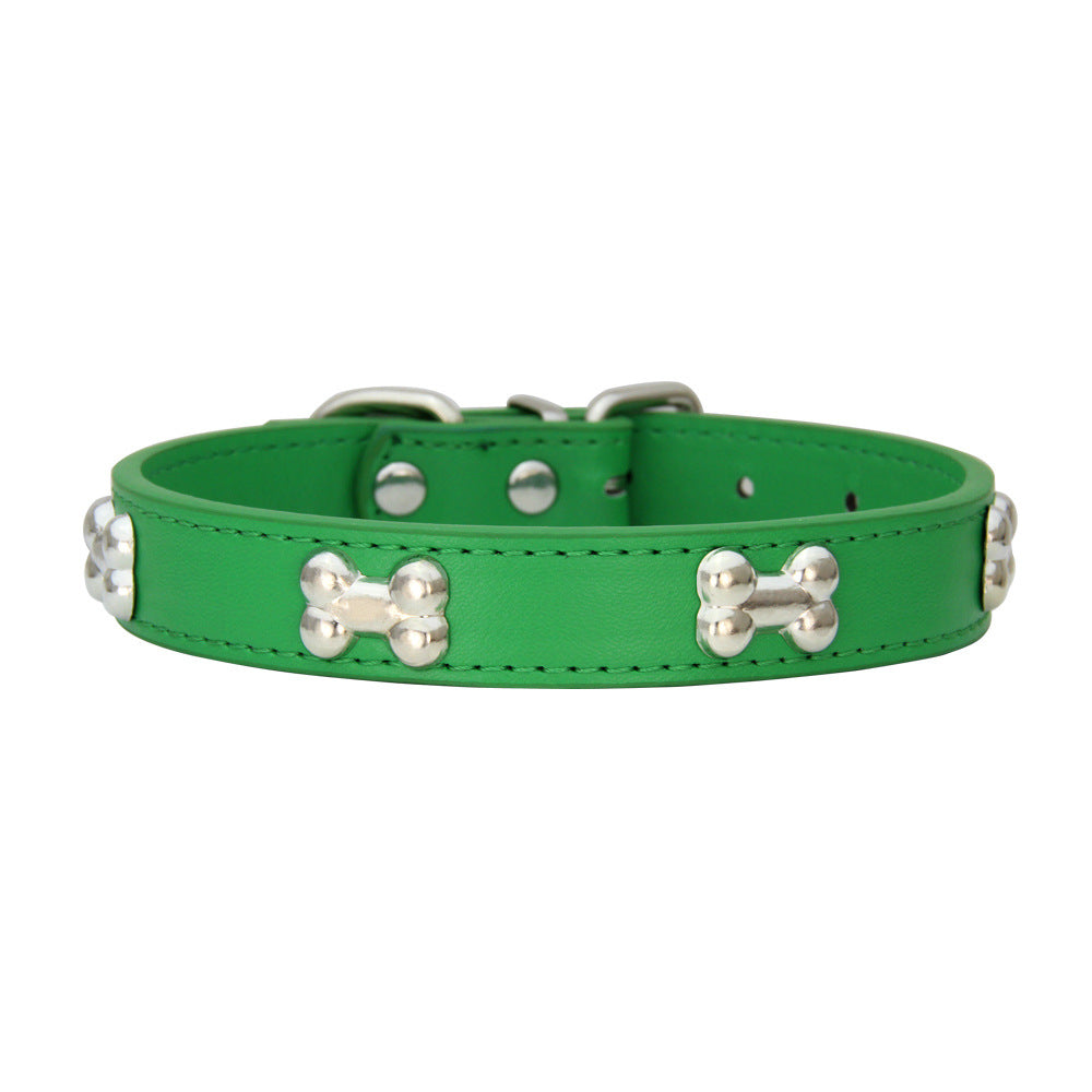 New Product Pet Supplies Collar PU Leather Dog Leash Accessories