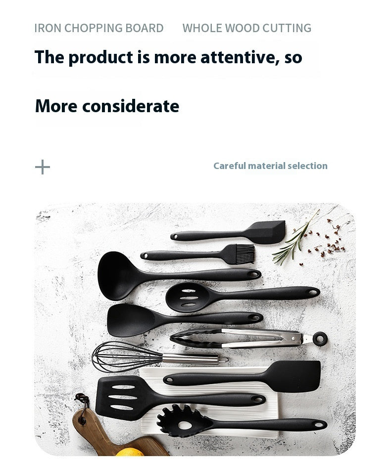 Non Stick Silicone Baking Utensils Black
