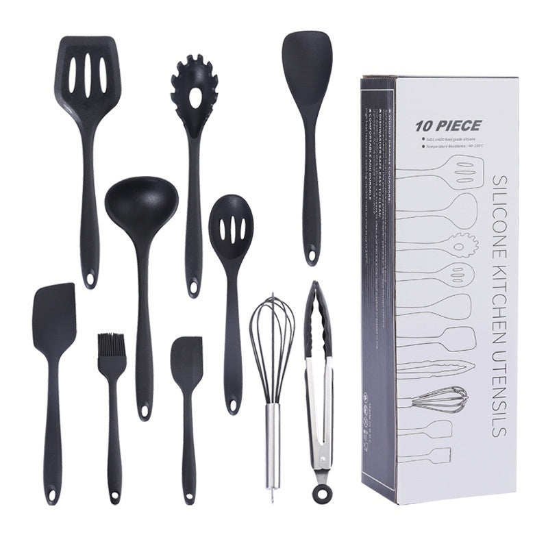 Non Stick Silicone Baking Utensils Black