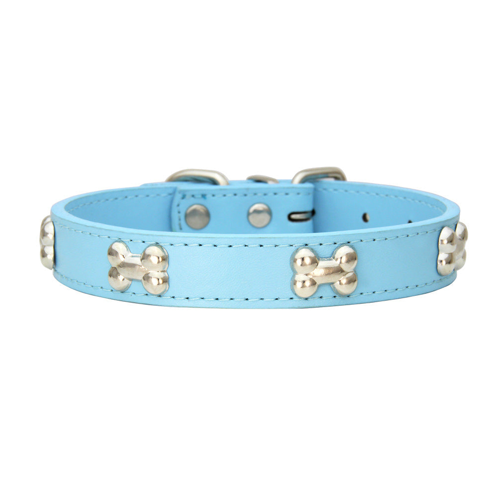 New Product Pet Supplies Collar PU Leather Dog Leash Accessories