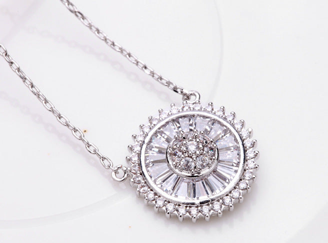 Crystal Necklace Ladies Exquisite Jewelry Party Accessories